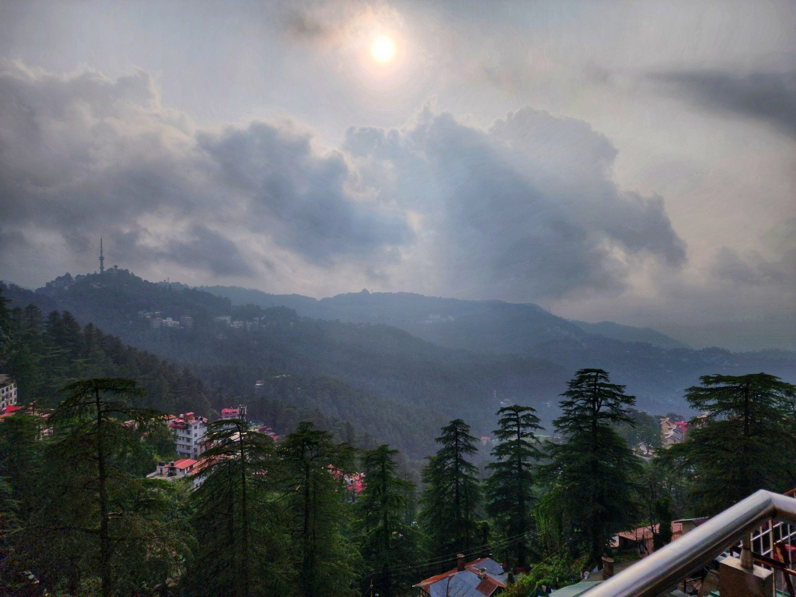 Hotel Surya Shimla during the monsoon season